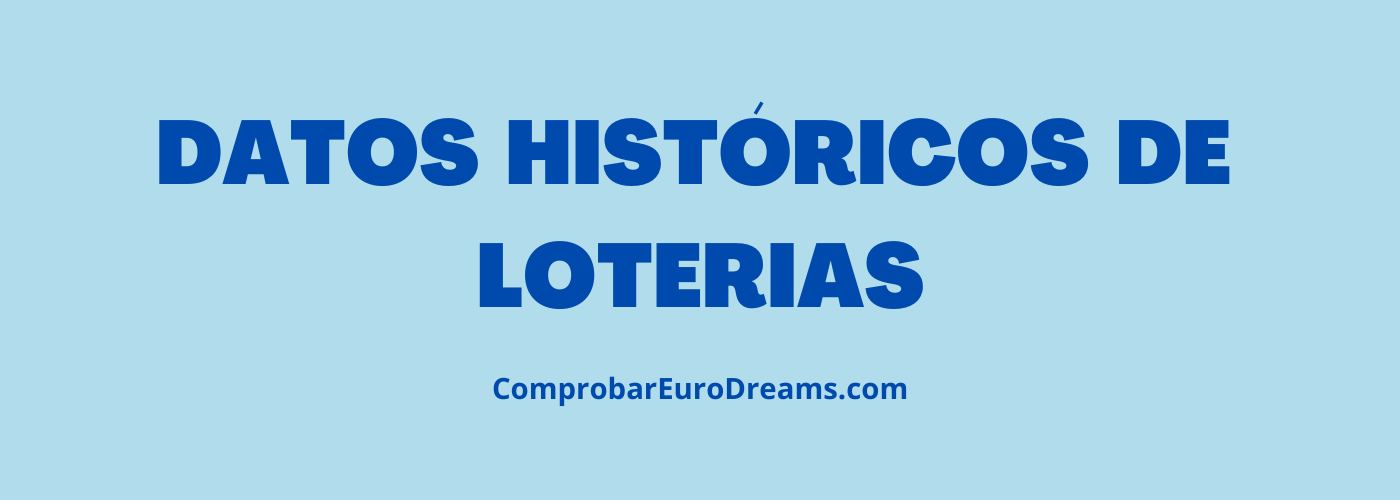 Datos históricos de loterías